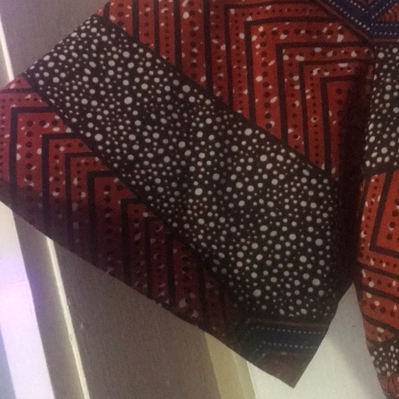 African Print Midi Dress - Picture 4 of 6